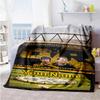 Borussia Dortmund Customize Your Name Blanket Multi-purpose Customizable Blanket Soft & Cozy Suitable for Office Livingroom Couch Living Room
