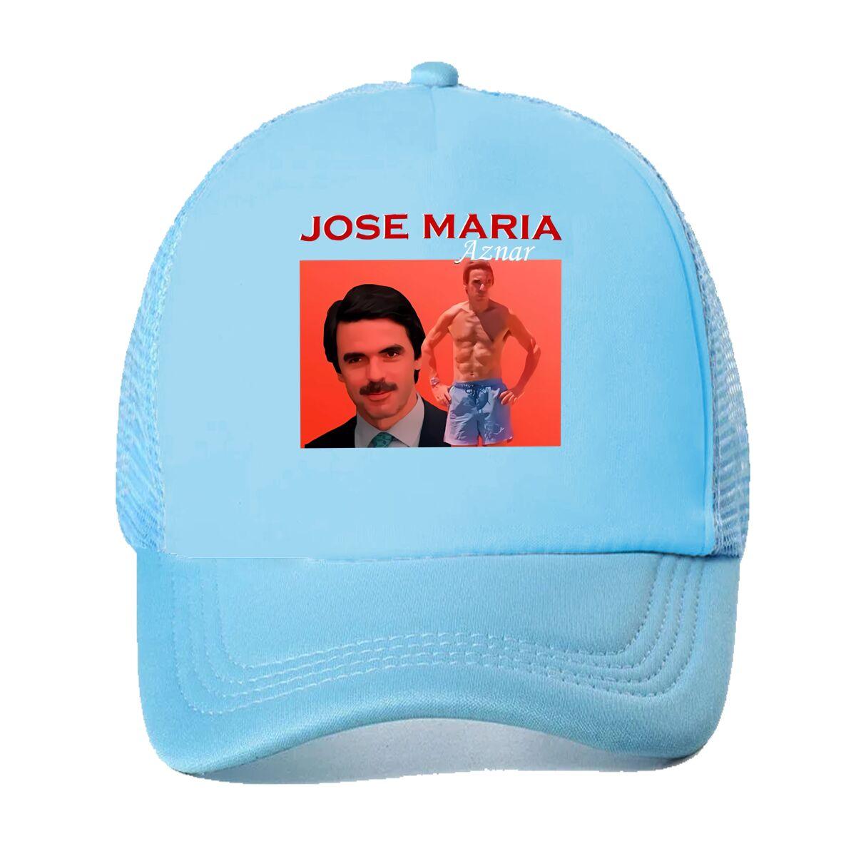

Jose Maria Aznar Portrait Mesh Baseball Cap For Womens Unisex FeUnisex Beach Dad Hat Hip Hop Snapback Cap One Size