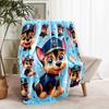 1pc Blanket Paw Patrol characters Print Design, Lightweight Blanket for Sofa, Bed- Soft &Warm, Gift for All Seasons like Christmas, Halloween