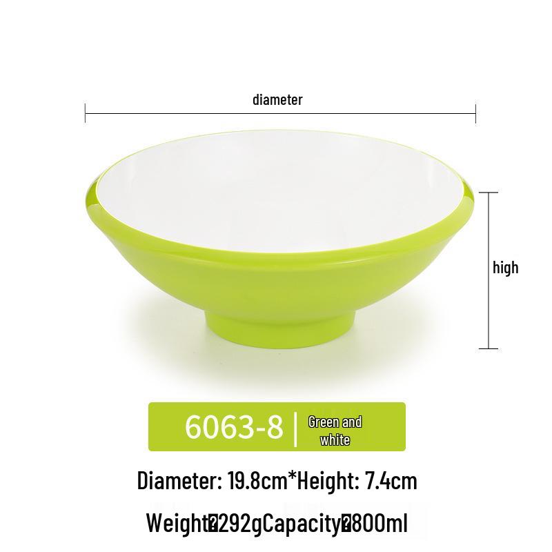 Melamine Noodle Bowl for Noodle Restaurants: Ideal for Luosifen, Malatang, Rice Noodles, and Chongqing Xiaomian