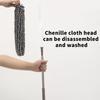 Washable Detachable Ceiling Dust Brush Soft Microfiber Duster Brush Adjustable Length for Ceiling Narrow Corner Cleaning