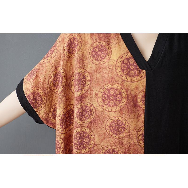 Women's Striped Short Sleeve Shirt Dress