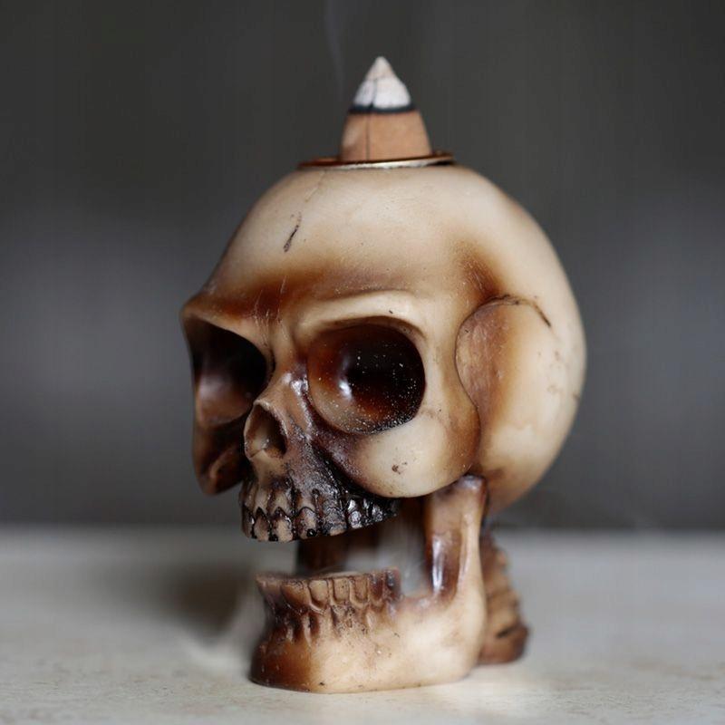 Backflow Scented Burner - Skull Back11