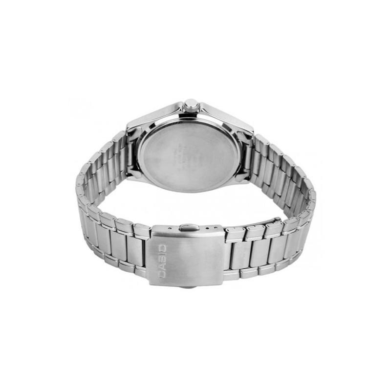 Casio Serie ESTÁNDAR Reloj Retro Deportivo de Moda Movimiento de Cuarzo de Negocios Correa de Acero Inoxidable Reloj Japonés y Coreano Reloj para Hombre MTP-1215A-7B3DF