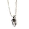 New Skull Necklace For Men 60cm Cuban Chain Hiphop Rock Stainless Steel Anchor Collar Outdoor Cycling Neck Accessories Homme