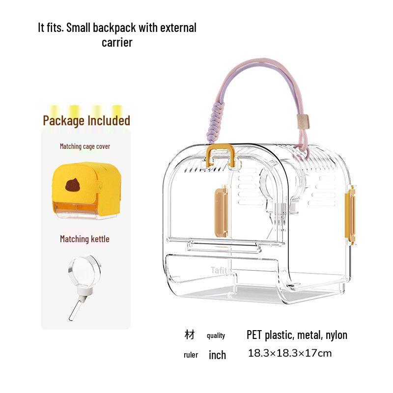 

Прозора переносна сумка для прогулянок для хом яка та цукрового поссума