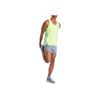adidas Road To Records Slim Fit Atmungsaktives Ärmelloses Tanktop Herren Tops Grün IT8859