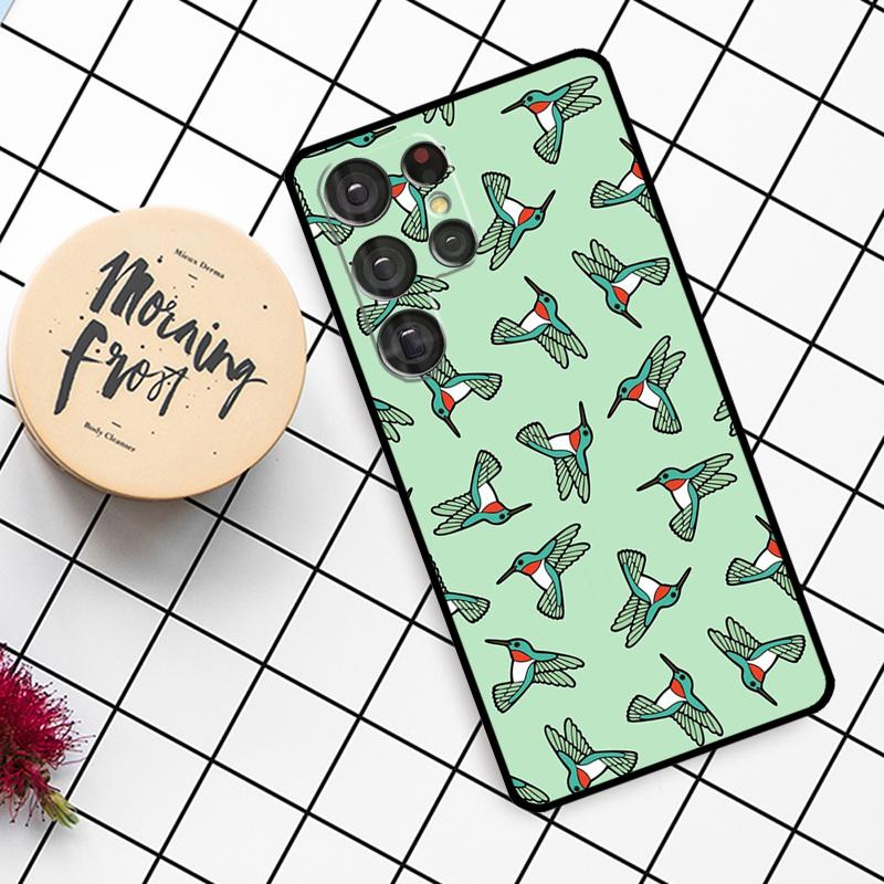 Hummingbird Case For Samsung Galaxy S25 Ultra S23 S22 S21 S20 S24 Ultra S9 S10 Plus S25 FE Phone Cover