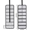 Roll Up Fishing Lure Wraps Set-Durable Lure Bag 6 Pocket PVC Protective Cover Saltwater Hook Covers Fabric Lure Protector