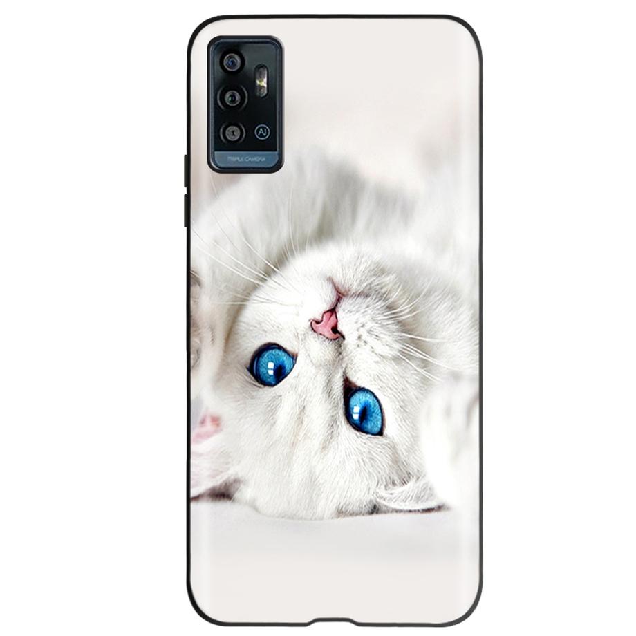 For ZTE Blade A71 Case Silicone Back Cover Phone Cases for zte blade A 71 a71 A7030 Soft Coque Fashion TPU bumper Eiffel Tower