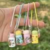 5pcs Accessories Clothes Miniature Things Doll Random Mini Cute Water Cup Shaped Bottle, Dollhouse Model Decoration Miniature Model Accessories