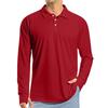 Men's Raglan Long Sleeve Golf Shirt UPF 50+ Lightweight Shirt