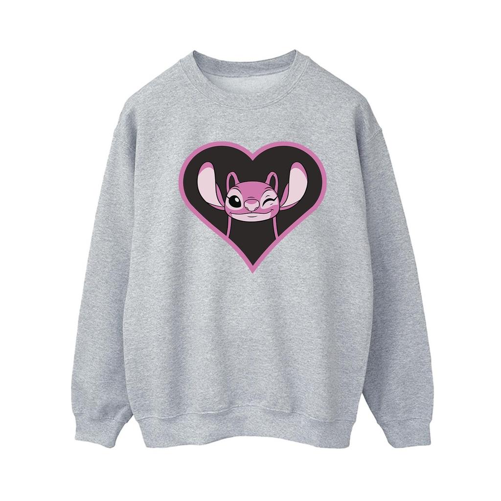 Lilo & Stitch Womens/Ladies Angel Heart Sweatshirt