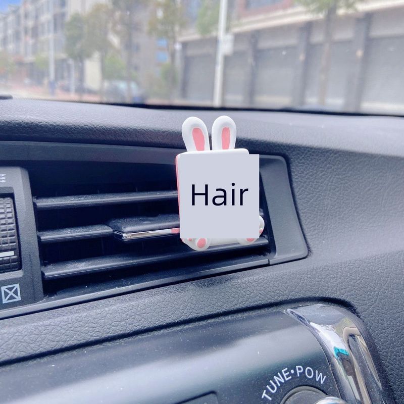 

Auto Perfume Aromatherapy Cute Rabbit Year Mahjong Fortune Car Vent Decorative Fragrance Fragrant Stone Couple Gift Cute Rabbit-Pink Mahjong [Free Aromatherapy]