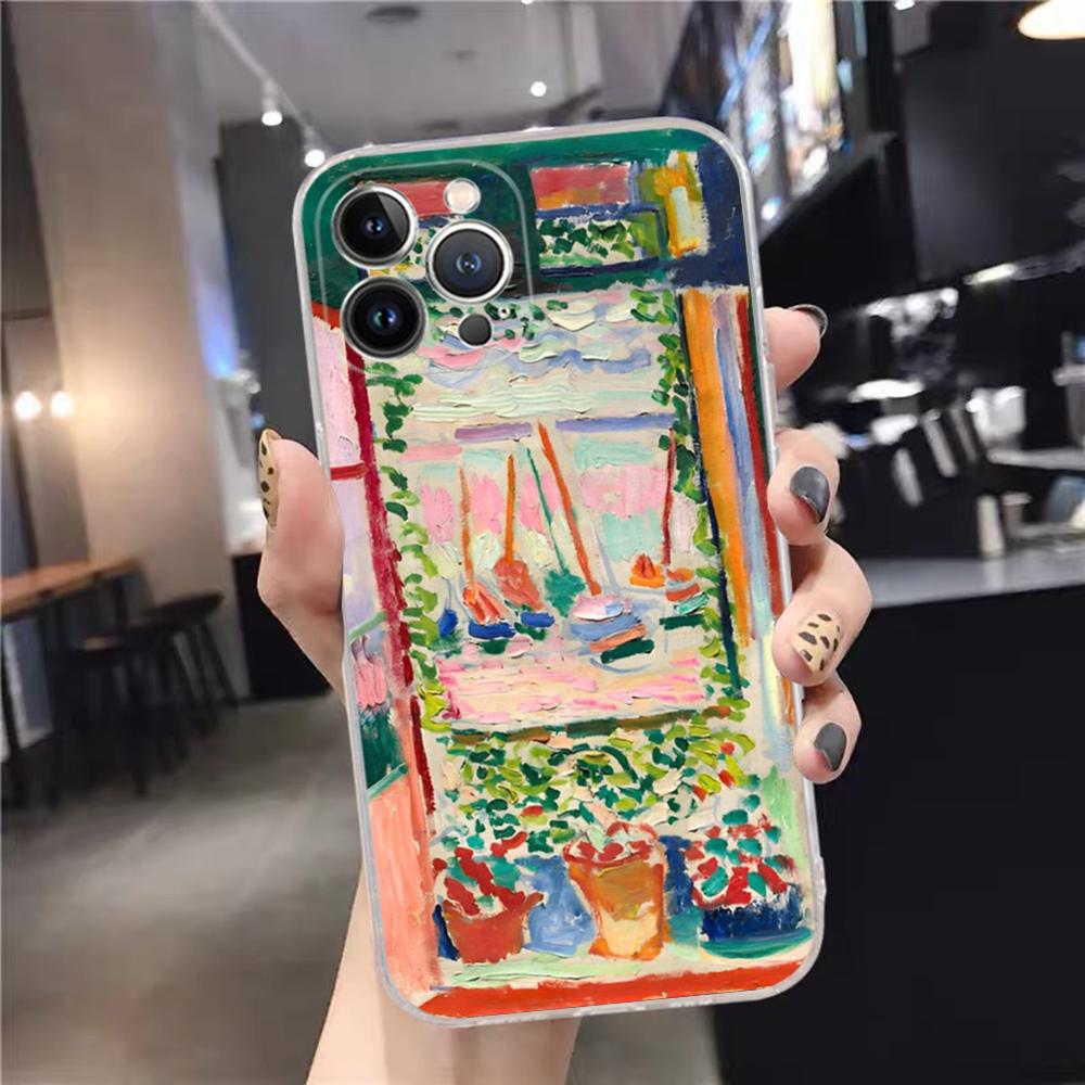 Henri Matisses Art Painting Phone Case For iPhone 15 14 11 12 13 Mini Pro XS Max Cover 6 7 8 Plus X XR SE 2020 Funda Shell