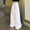 SpringAutumn HighEnd White Suit Pants for Women  HighWaist Draped FloorLength StraightLeg WideLeg Extended Casual Trousers