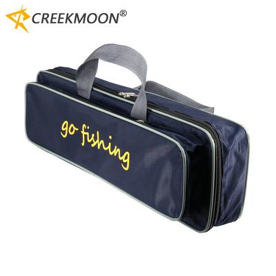 Travel Fishing Rod Reel Lure Bag Case Dustproof with Double Layer Zipper 50cm Fishing Rod Bags Waterproof Fotografia Carry Bag for Outdoor Accessories