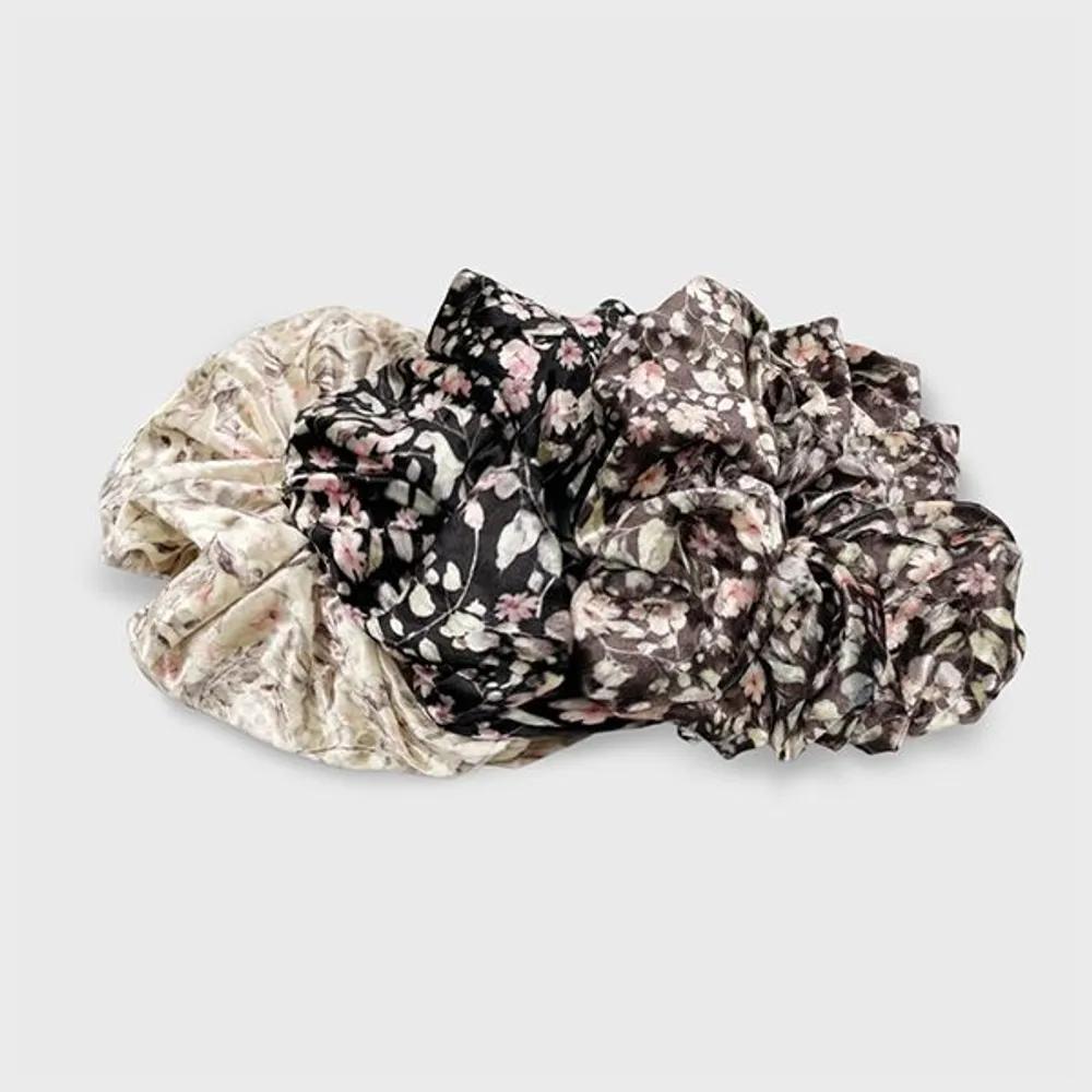 Flower Velvet Scrunchie-L JP-22-175S