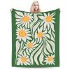 Warm Soft Blanket Girls Boys Decorative Flower Market  Throw Blanket  Flannel Bedspread For Outdoor Novelty Sofa Bed Cover