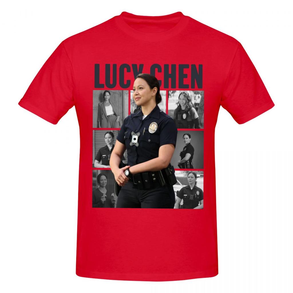 Lucy Chen Melissa Neil The Rookie Funny T Shirts Graphic Y2k Pops Crewneck T Shirts For Unisex Wounisex Clothes