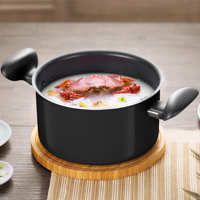 SUPOR Colorful Non-Stick Wok, Frying Pan & Soup Pot 3-Piece Set