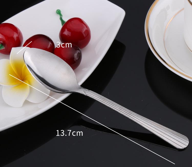 Stainless Steel Kitchen Fork, Spoon, and Knife Set