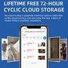 New Home Doorbell High-definition Wireless Video Doorbell with A Solar-powered Rain Cover Smart Doorbell Voice-changing Intercom Surveillance Camera