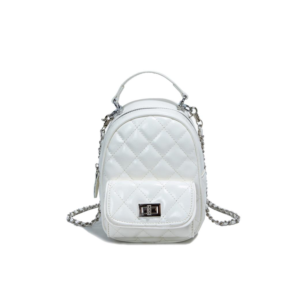 Summer new versatile diamond hand carry backpack women's simple temperament chain bag
