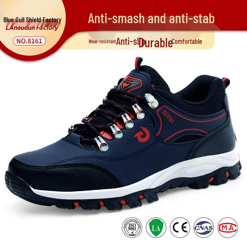 Men's Winter Safety Work Shoes: Waterproof, Anti-Smash, Anti-Puncture, Wear-Resistant, Anti-Slip, Lightweight Protective Footwear