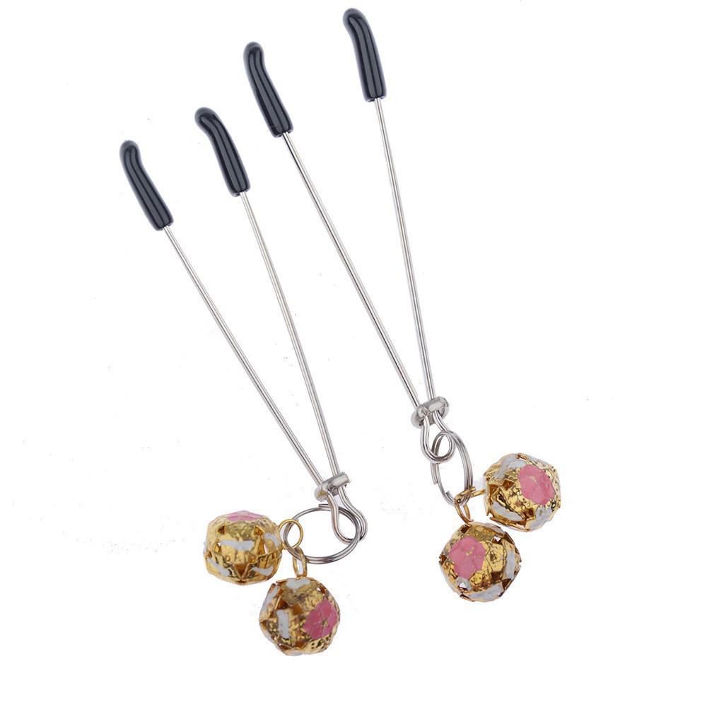 Adult V Clip Double Bell Pendant - Flirting SM Hoof Clip