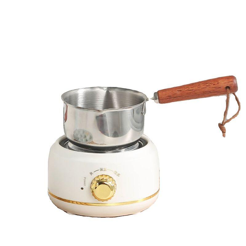 Various DIY Crafting Tools, Melting Pot, Heating Furnace, Insulated Hot Milk Wax Melting Pot, Stainless Steel Small Pot, Wax Melting Pot
