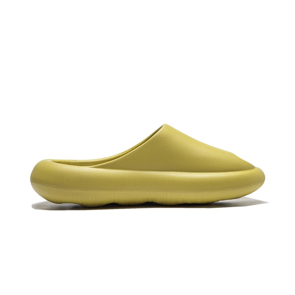 Li Ning Slide Lightweight Simple Comfortable Durable Versatile Silent Slippers Unisex Slippers Olive-Yellow-Green AZSU003-3