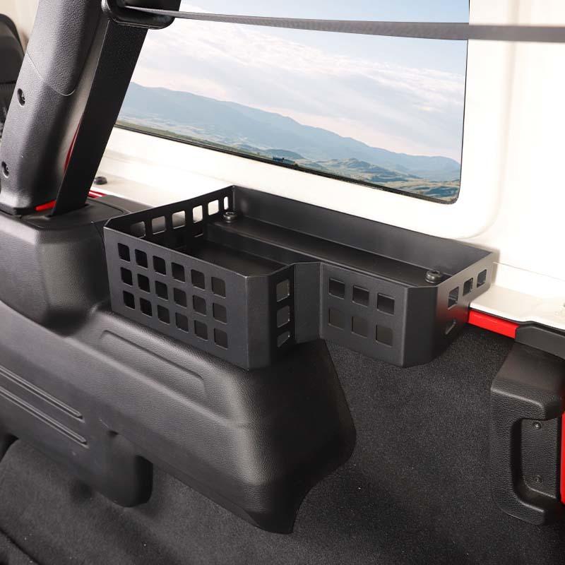 Car Tail Box Multifunctional Storage Box Organizer Metal Container For Jeep Wrangler JL 2024 Up 4-Door Version Interior Stowing Tidying Accessories