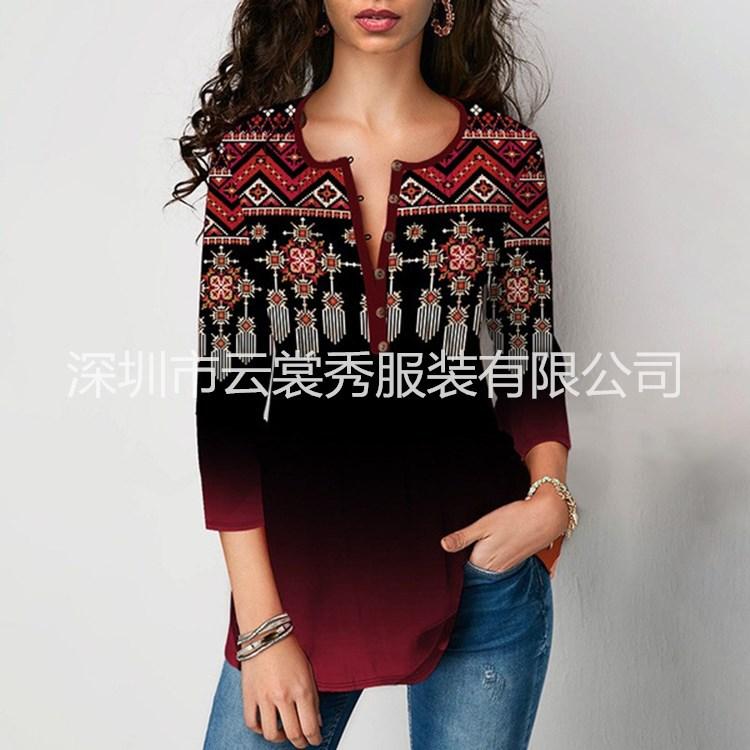 

GMXIA Женская мода лето весна повседневные платья с круглым вырезом и рукавом 3/4 XXXXXL