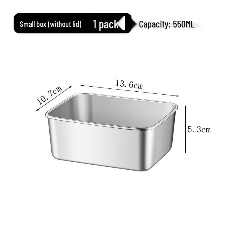 Stainless Steel Square Plate: Multipurpose Towel, Food Prep & Fresh-Keeping Box