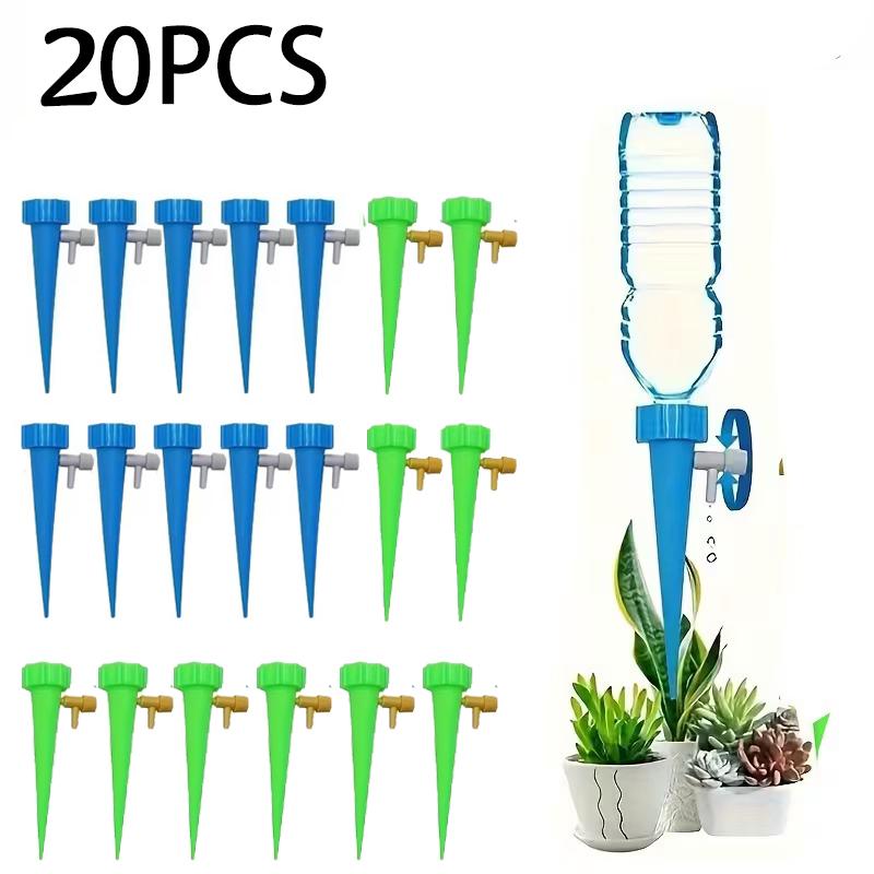 11-11pc Adjustable Automatic Drip Irrigation System Flower Auto Insert Water Dripper Device Plant Self Water Stakes Garden Tool
