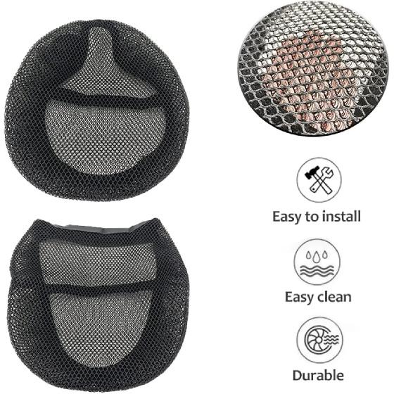 For Himalayan 411 Accessories Motorcycle Seat Cover for Royal Enfield Himalayan-411 2016-2022 3D Honeycomb Mesh Cushion