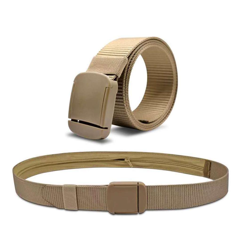 Xulai B3 3.2*120cm Width Nylon Belt With Mony Collection Zipper With Plastic Buckle