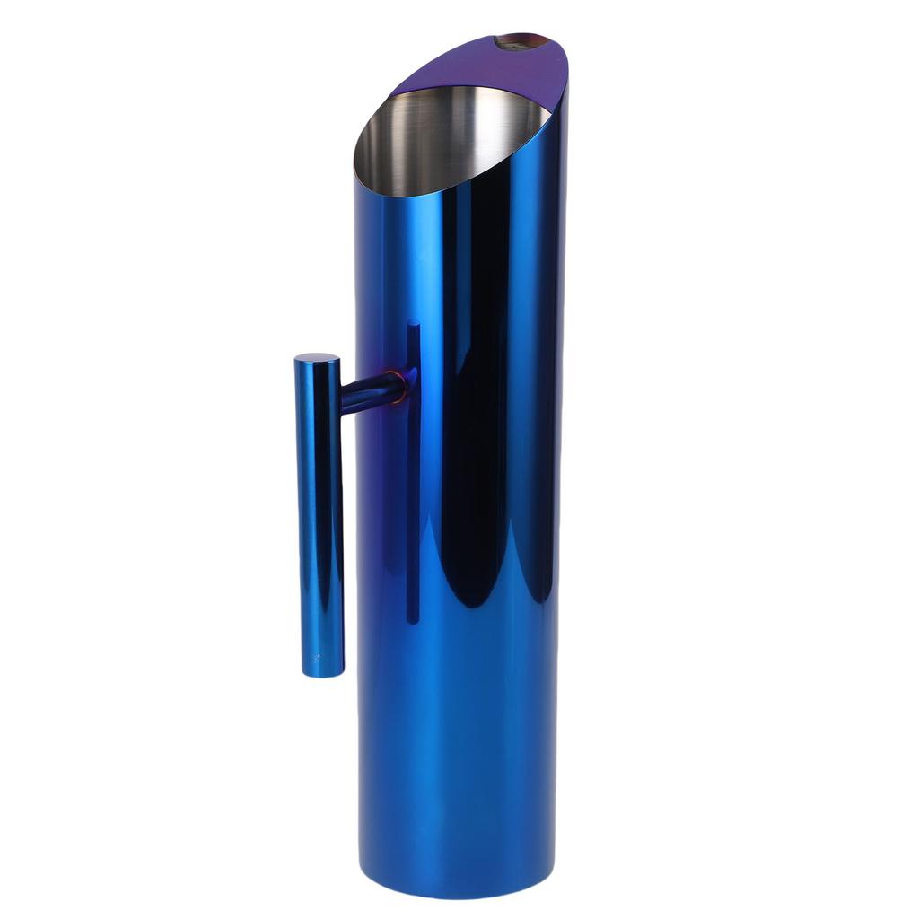 Stainless Steel Water Pitcher with Ice Guard 2L Metal Drink Pitcher Beverage Container with Handle for Iced and Hot Tea