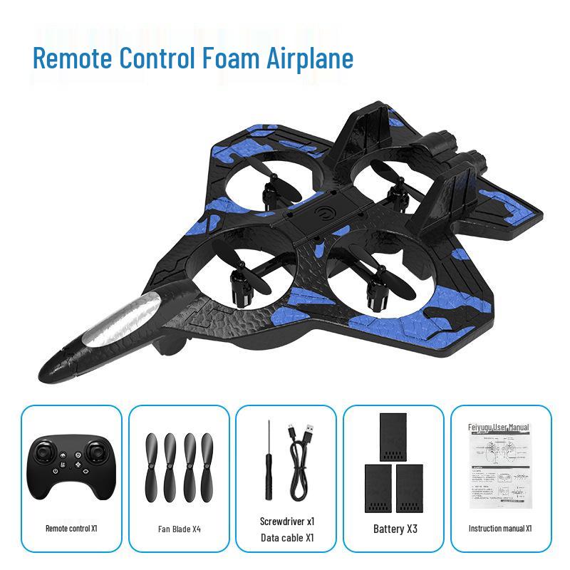 Child's Durable Induction Drone: Long Battery, Collision-Proof Remote-Control Airplane