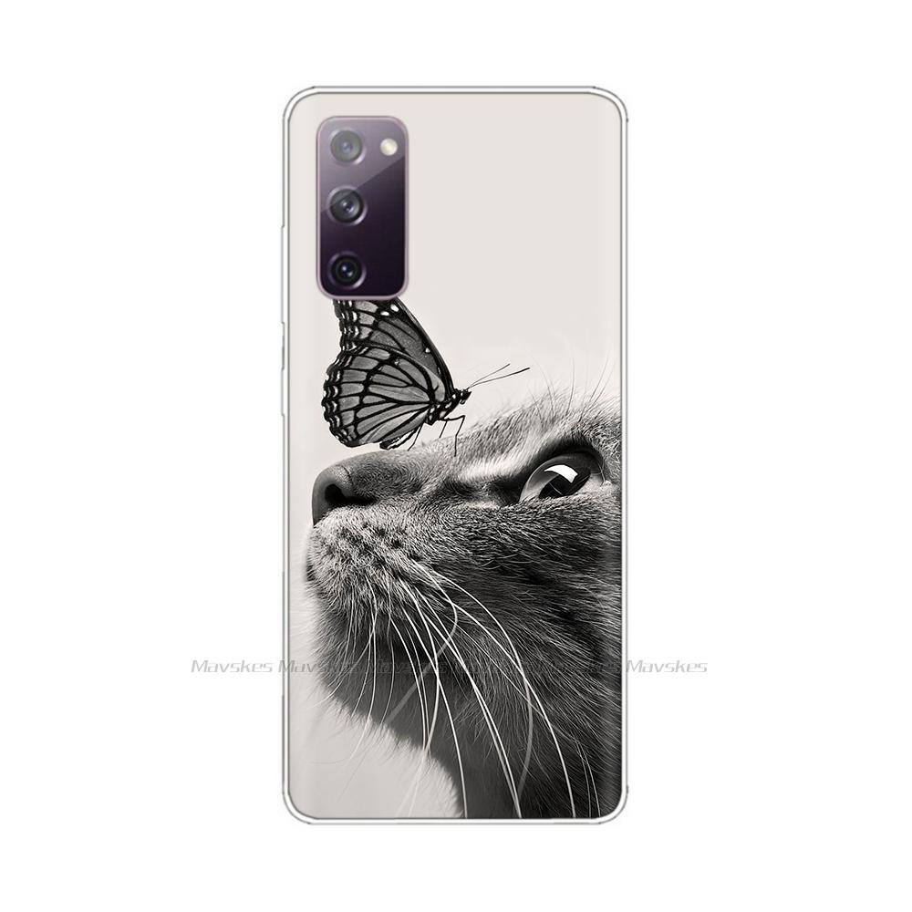 For Samsung S20 FE 4G 5G Case Soft TPU Silicone Phone Case For Samsung Galaxy S20 Fan Edition S20 Lite FE S20FE Back Cover Funda