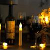 LED Taper Candle Lights, 6pcs Flameless Floating Candles Battery Operated Window Candles LED Taper Handheld Candlesticks