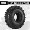INJORA S5 1.9" Cling On Tires 120*42mm for 1/10 RC Crawler (T1920)