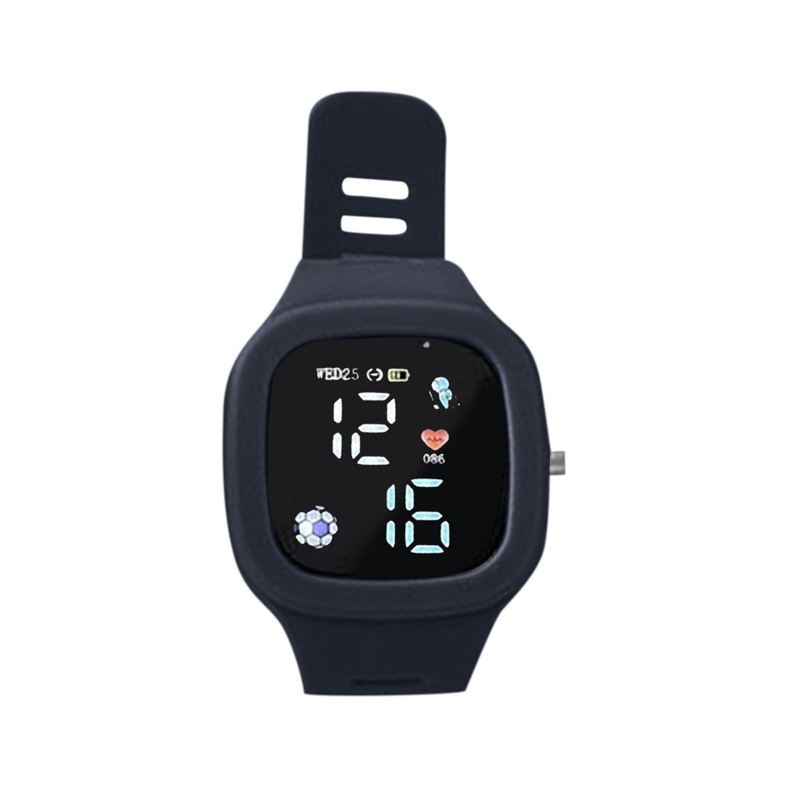 

Детские часы, подходящие для студенческих уличных электронных часов, время отображения экрана часов One Size