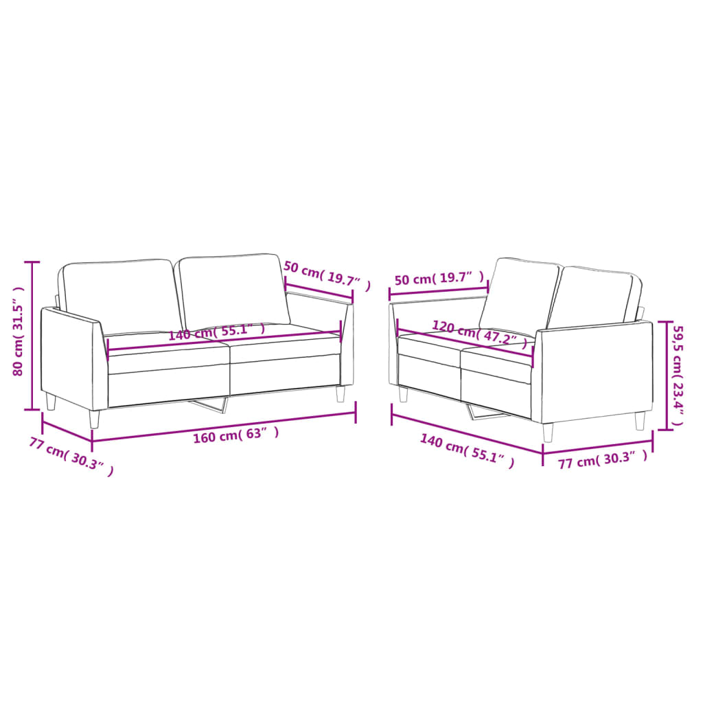 Vidaxl 2-Osobowa Sofa Z Poduszkami, Kremowa, Sztuczna Skóra