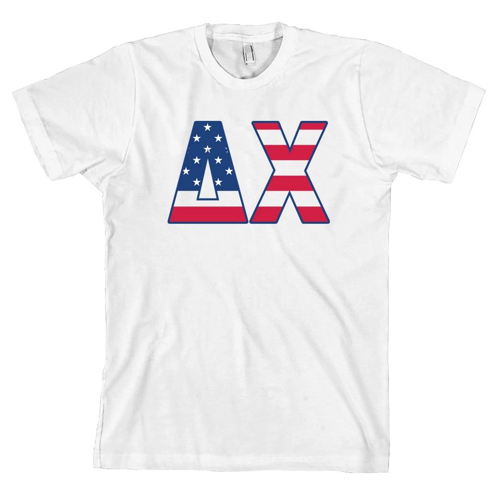 Delta Chi Bella + Canvas T Shirt Fraternity USA Letter Top *ALL SIZES* 3XL