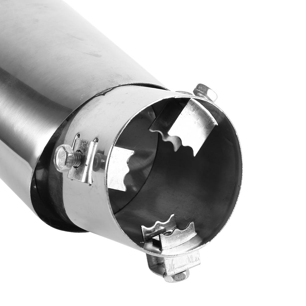 1 Pcs Universal Rear Round Stainless Steel Auto Exhaust Muffler Tail Pipe Tailpipe Trim Tip