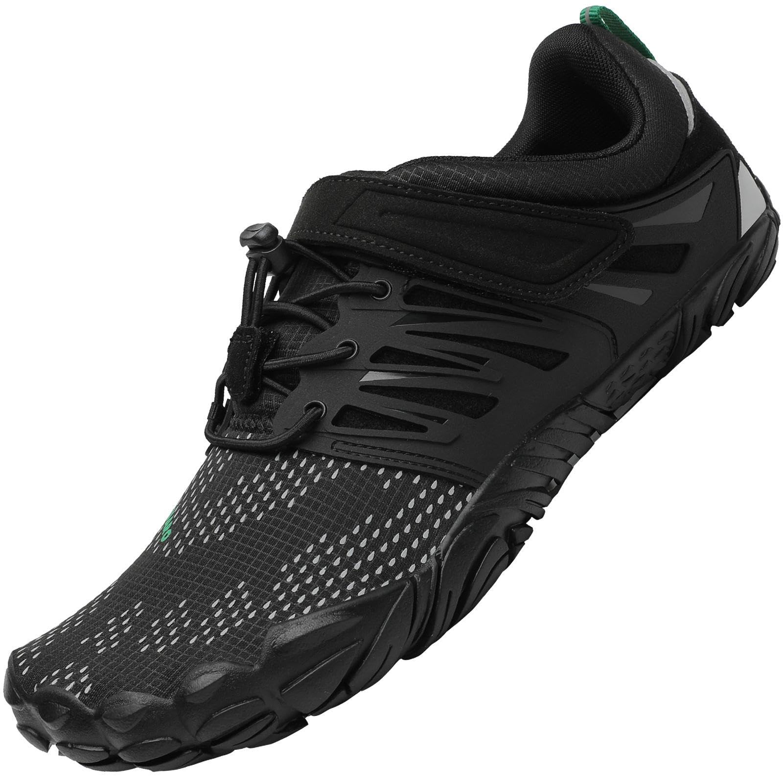[SAGUARO] Barefoot Fitness Shoes, Gym Training Shoes, Men s & Women s, 26.5 cm, Jet Black