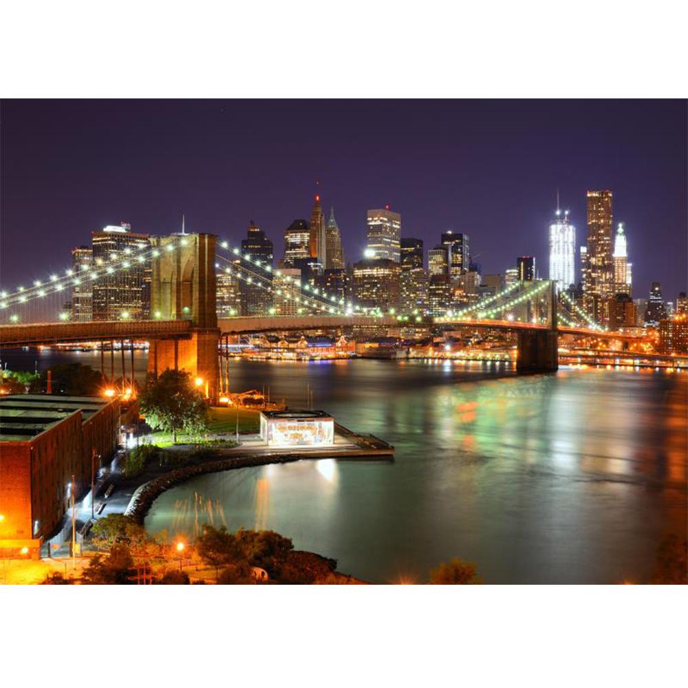 City View Wall Mural For Bedroom Modern Bridge City View Wallpapers Living Room Wallpaper