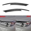 Carbon Fiber Car Headlight Eyebrow Eyelid Cover Trim Sticker ABS For Subaru Impreza WRX STi X 10th 2008 2009 2010 2011
